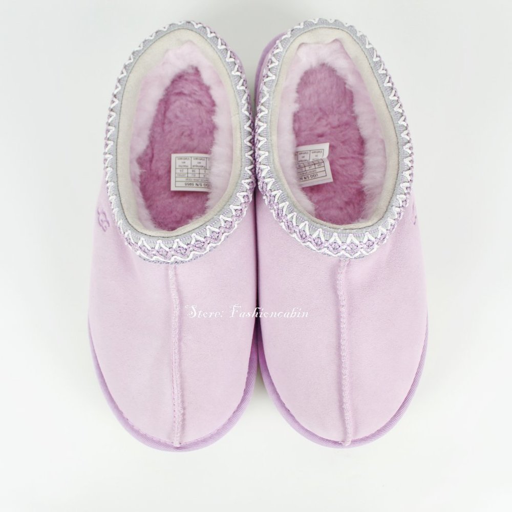 NEW UGG Suede Wool Lined Slip-on Slipper - Picture 7 of 12